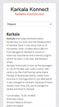 Mobile Screenshot of karkala.org